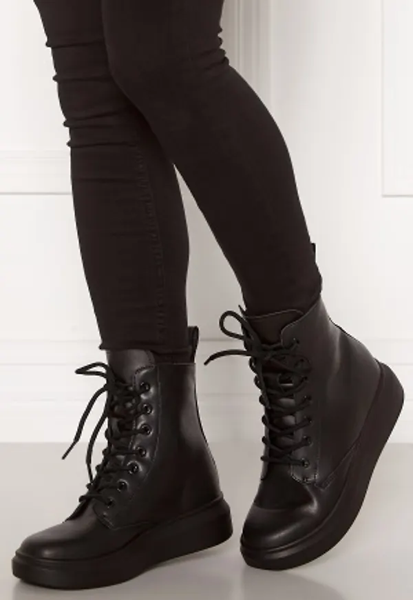 Svea Sneaker Leather Boots 900 Black 40