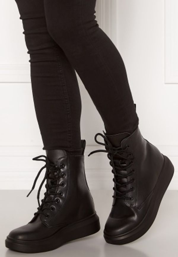 Svea Sneaker Leather Boots 900 Black 40