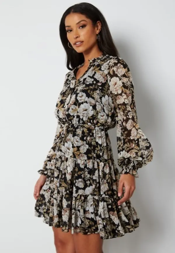 FOREVER NEW Angela Lace Smock Dress Blackburn Floral 38