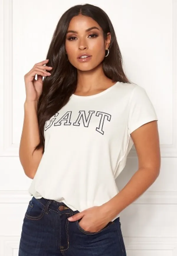 GANT Arch Logo T-shirt 113 Eggshell XL