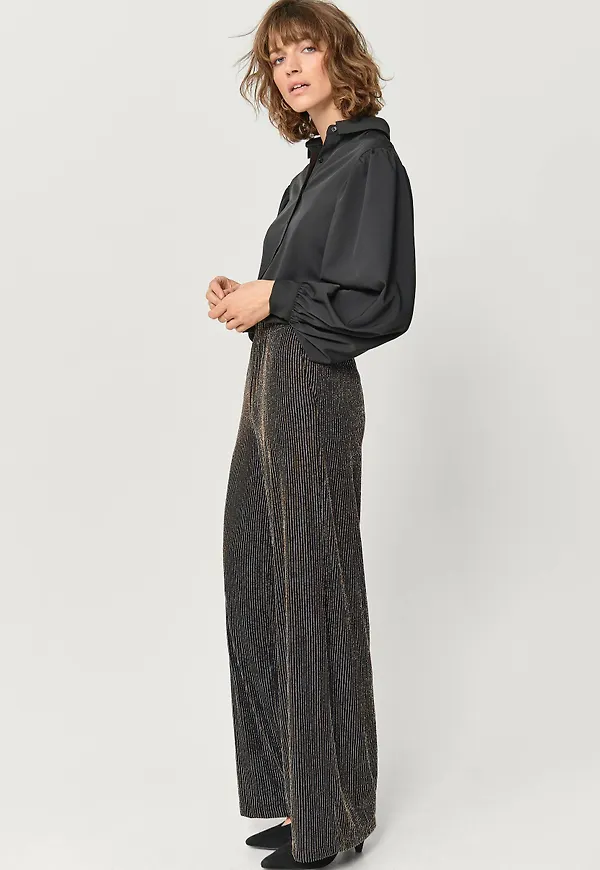 Saint Tropez - Byxor Jersey Pant - Guld