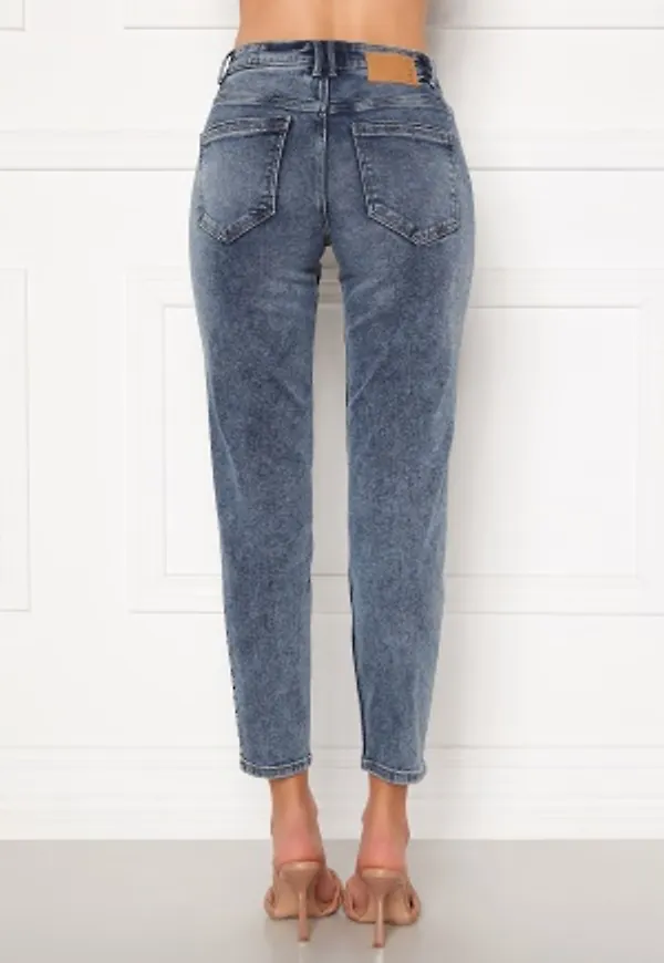 Pieces Lili Slim MW Jeans Light Blue Denim L