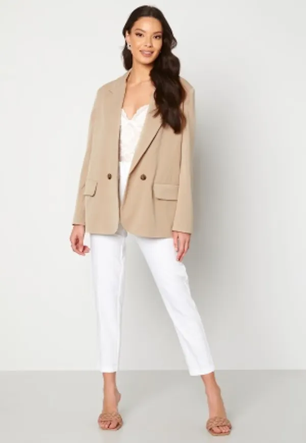 ONLY Ivy L/S Oversized Blazer Silver Lining L