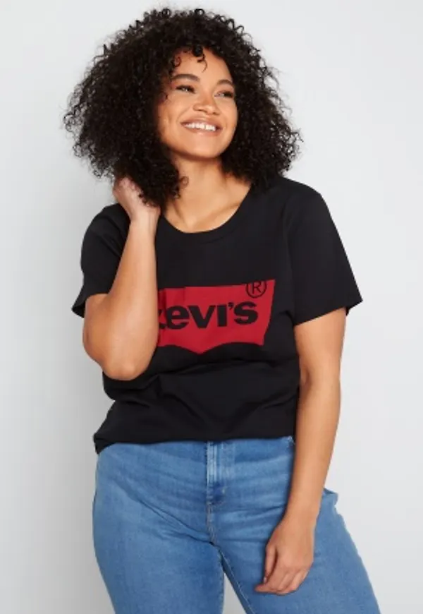 LEVI'S Perfect Tee Plus Size 0003 Mineral Black 1x