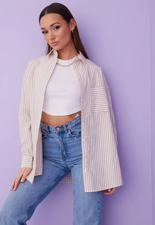NLY Trend Everyday Shirt Skjortor Beige/Vit