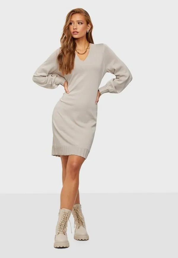 Object Collectors Item Objdilli L/S Knit Dress Ec Pa Stickade klänningar