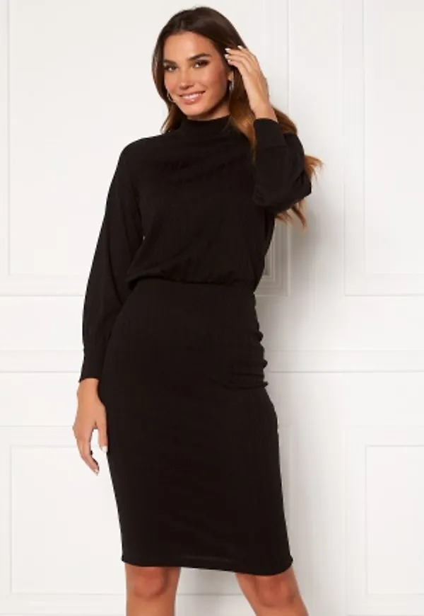 Happy Holly Stella Turtleneck dress Black 52/54