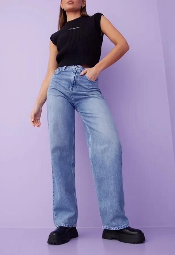 Calvin Klein Jeans High Rise Relaxed Wide leg jeans