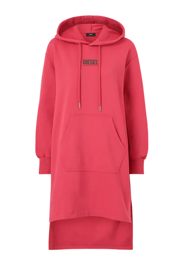 Diesel - Sweatklänning D-Ilse-Smallogo Dress - Röd