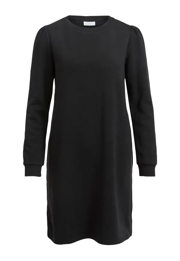 Vila - Klänning viDevika L/S Sweat Dress - Svart
