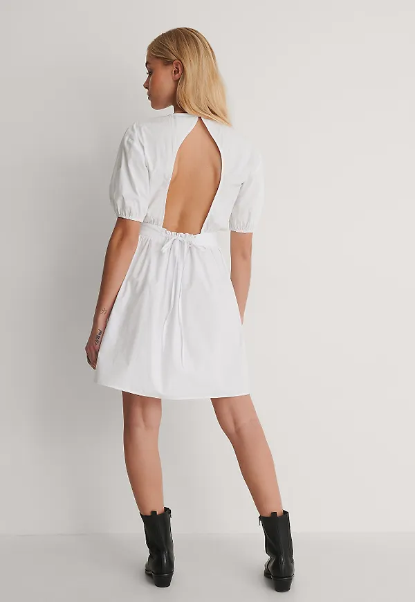 NA-KD Klänning - White