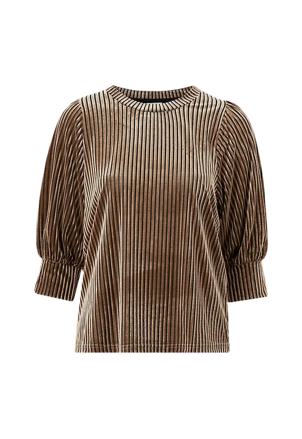 KAFFE - Topp kaCaca Blouse - Brun