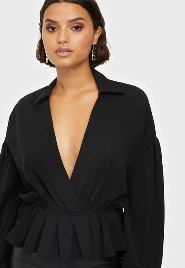 NLY Trend Pleasant Peplum Blouse Festblusar