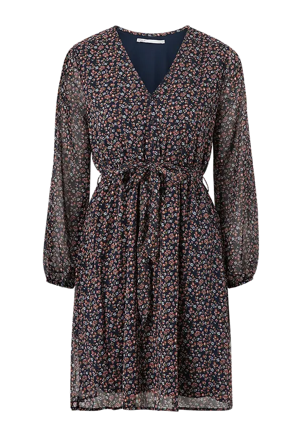 Only - Klänning onlCera 3/4 Short Dress Wvn - Blå