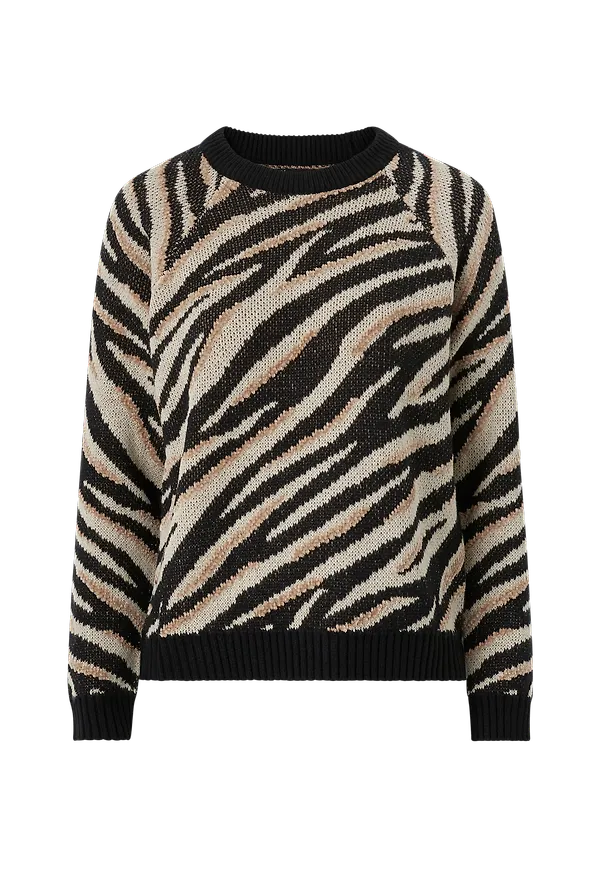 Only - Tröja onlElina L/S Pullover CC Knt - Svart
