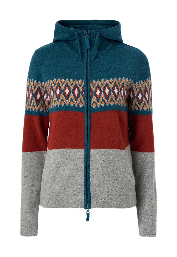 Skhoop - Tröja Ines Hood - Blå