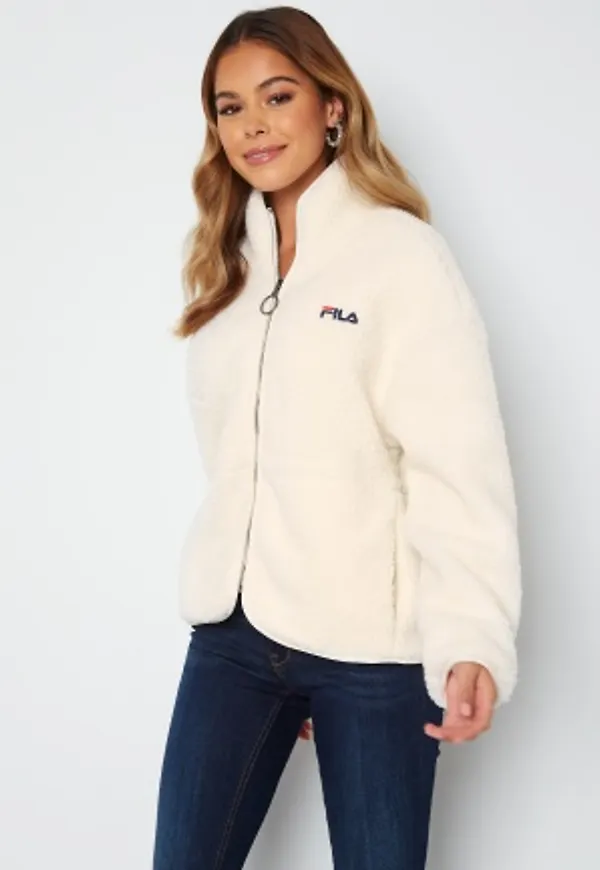 FILA Sari Sherpa Fleece Jacket N15 Eggnog XS