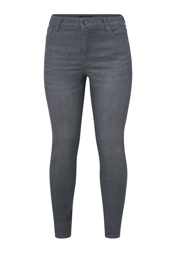 Zizzi - Jeans jPosh Push up Amy - Grå