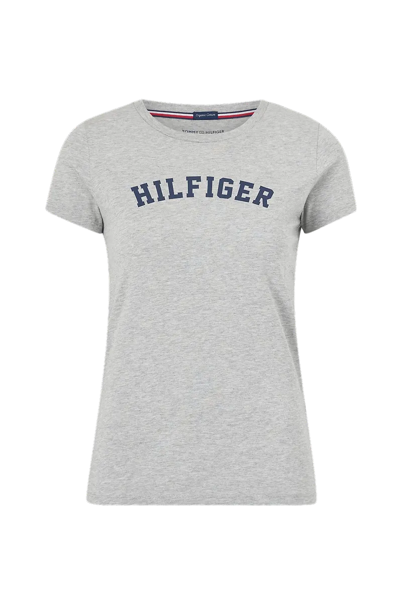 Tommy Hilfiger - Topp SS Tee Print - Grå