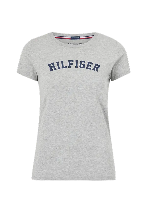 Tommy Hilfiger - Topp SS Tee Print - Grå