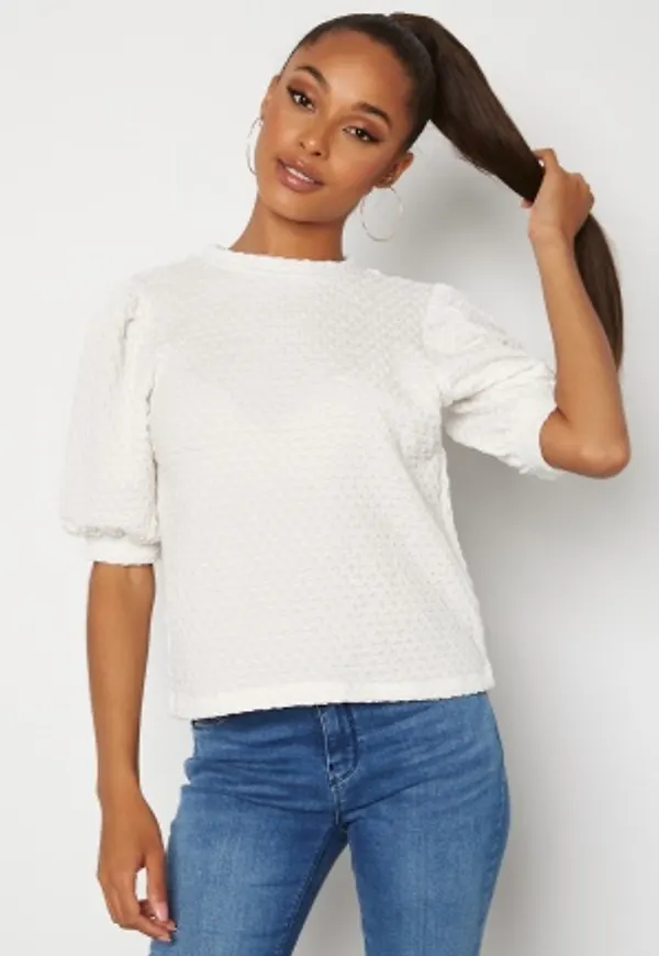 VILA Bulina 2/4 Sleeve Top Cloud Dance XL