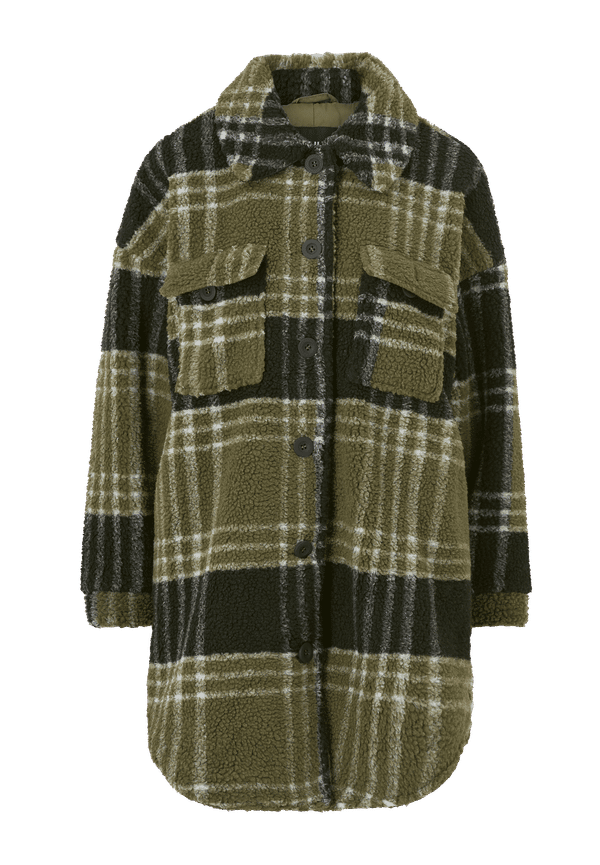 Only - Jacka onlNewcamilla Teddy Shacket - Grön