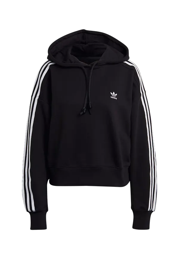 adidas Originals - Huvtröja Adicolor Classics Crop Hoodie - Svart