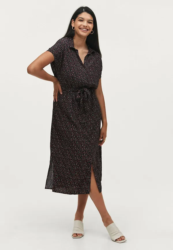 Saint Tropez - Maxiklänning BlancaSZ SS Dress Calf Length - Blå
