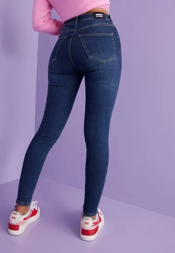Dr Denim Moxy High waisted jeans Dark Blue