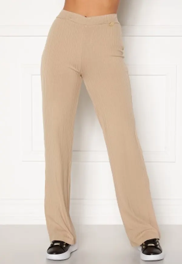 Chiara Forthi Carlotta rib pants Beige M