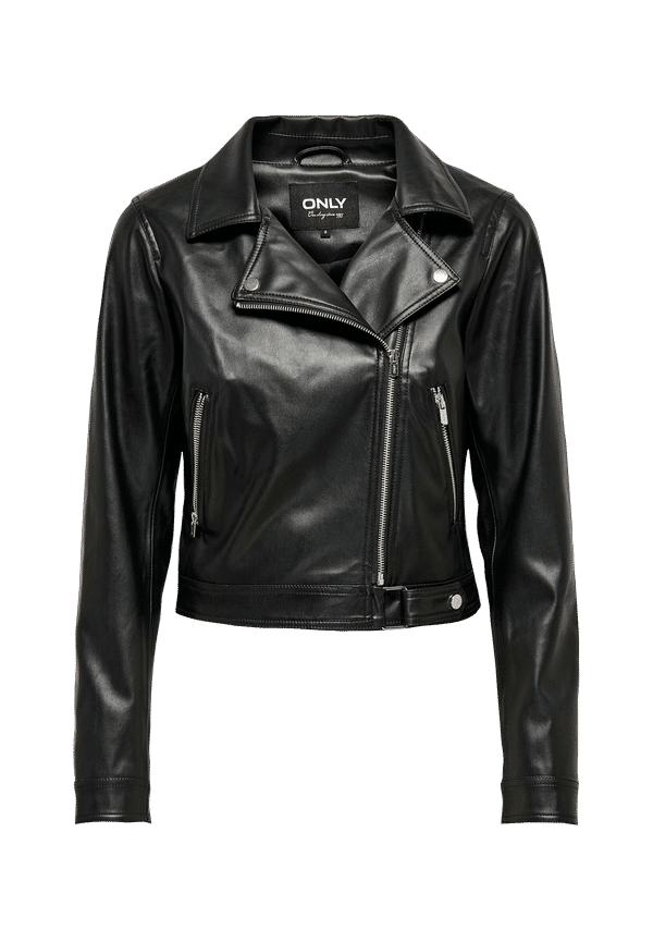 Only - Bikerjacka onlBest Faux Leather Biker - Svart