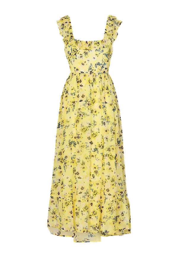 By Malina - Maxiklänning Amandine Dress - Gul