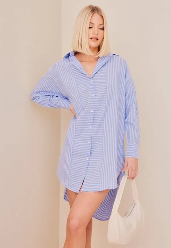Pieces Pchallie Ls Long Shirt Skjortor Kentucky Blue Stripes