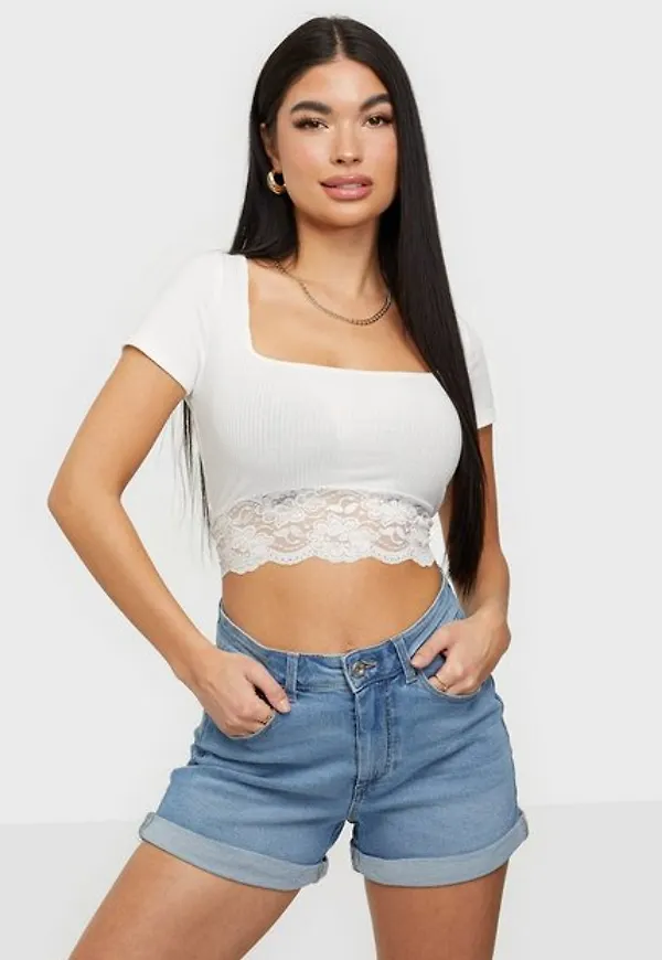 Pieces Pcpacy Loose Mw Shorts Lb-Vi/Noos B Jeans