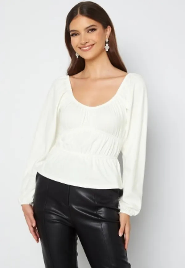 BUBBLEROOM Juni top Offwhite M
