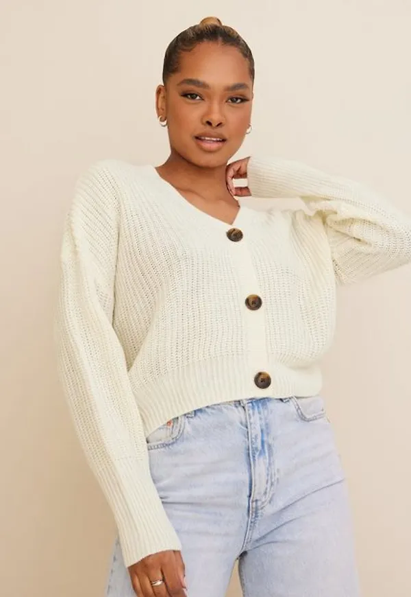 Vero Moda Vmlea Ls V-Neck Cuff Cardigan Noos Cardigans Birch