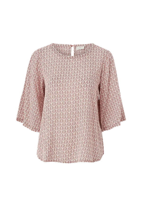KAFFE - Blus kaEbellen Amber Blouse - Röd