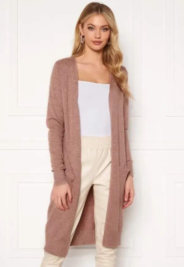 JDY Marco L/S Long Cardigan Woodrose melange M