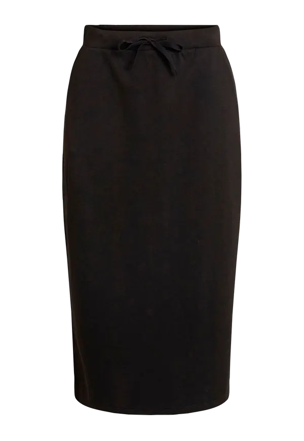 Vila - Kjol viTinny HW Midi Skirt - Svart