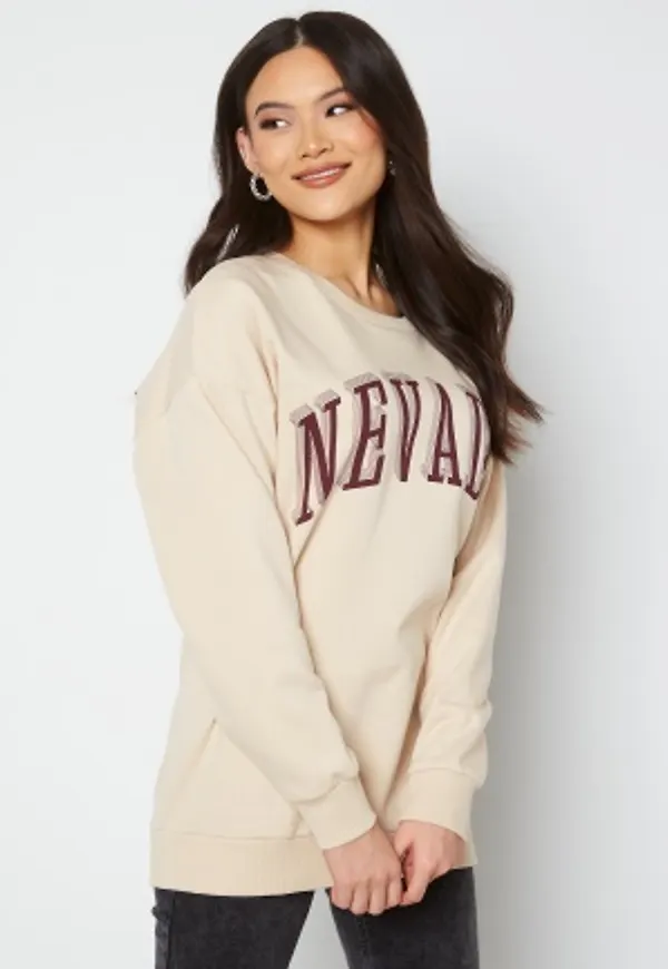 JDY Rana L/S Long Print Sweat Tapioca S