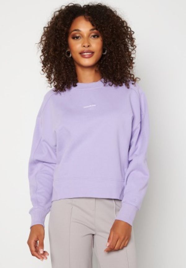 Calvin Klein Jeans Micro Branding Sweatshirt V0K Palma Lilac XS