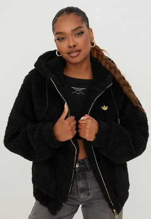 Adidas Originals Sherpa Jacket Faux Fur