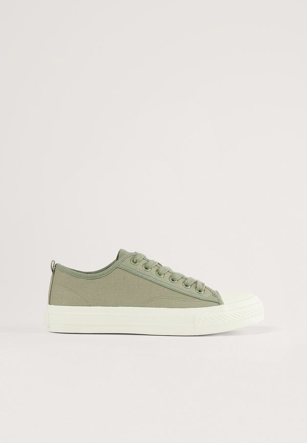 NA-KD Shoes Låga Träningsskor Med Snören - Green
