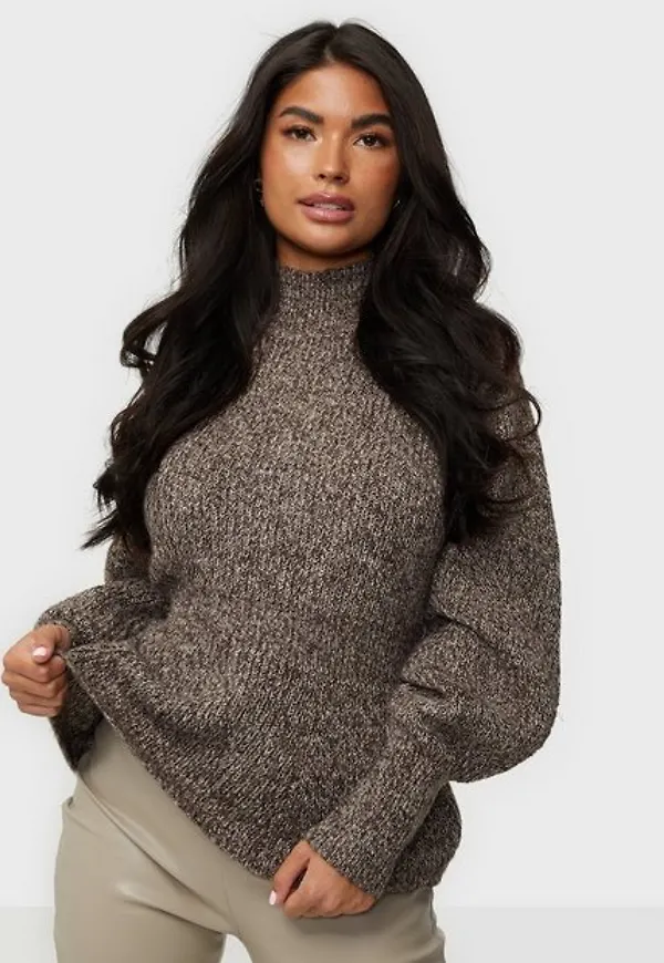 Vero Moda Vmpepper Ls Highneck Blouse Ga Stickade tröjor