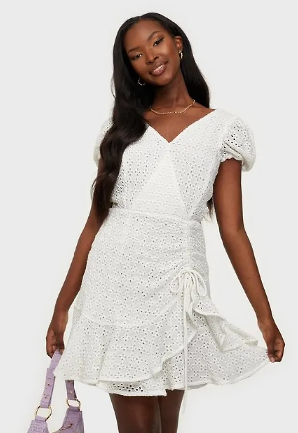 Bardot Nadia Tie Back Mini Dress Klänning