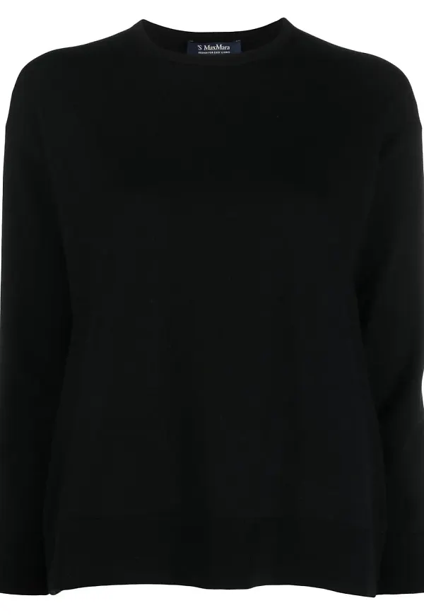 'S Max Mara stickad tröja - Svart