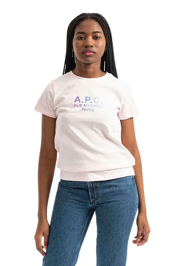 A.p.c. - T-shirts - Rosa - Dam - Storlek: Xs,L,S,M
