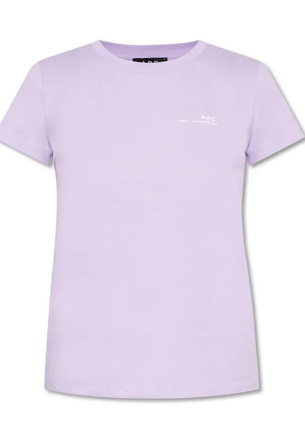 A.p.c. Printed T-shirt Lila, Dam