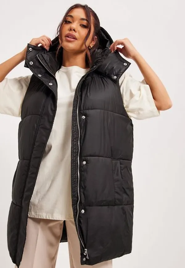 Only Onldemy Padded Waistcoat Otw Noos Västar Black