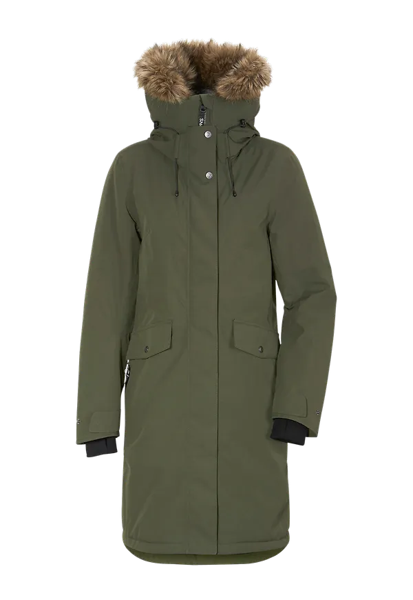 Didriksons - Parkas Erika Wns Parka 2 - Grön